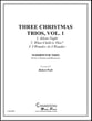 THREE CHRISTMAS TRIOS #1 Flute, Clarinet, Bassoon TRIO P.O.D. cover